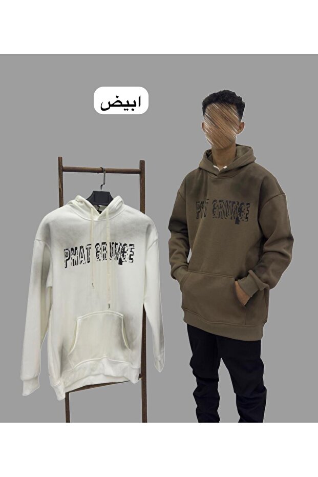 هودي اوفر سايز مبطن للجنسين