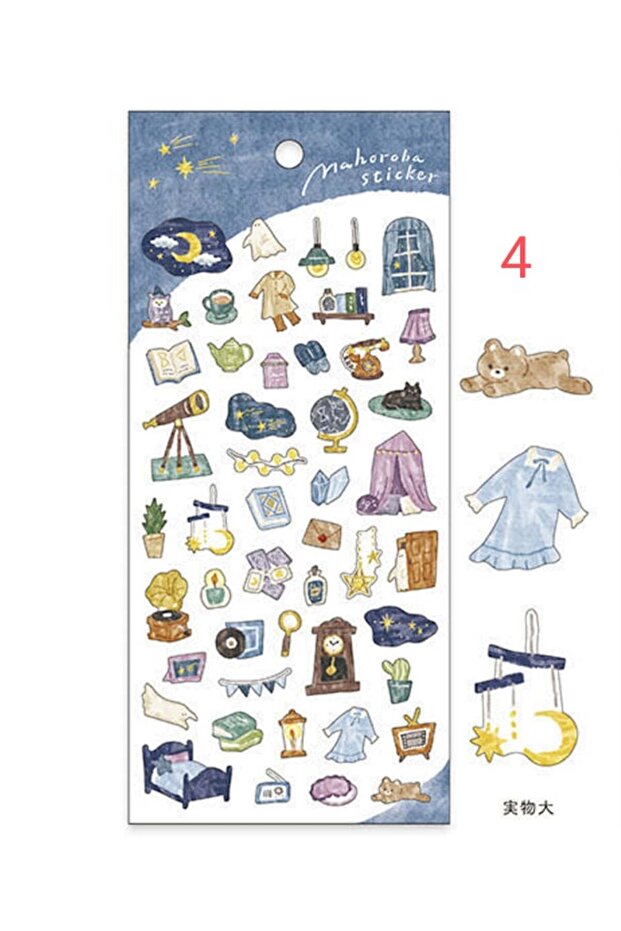 W2-Mindwave 1 sayfa küçük objeler sticker, Numara:3 - 4