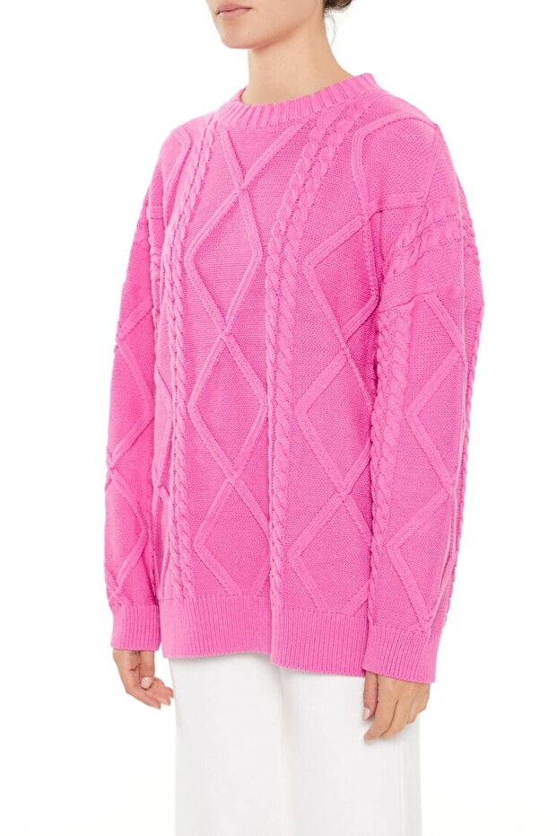 Örgü Desenli Kazak - 2