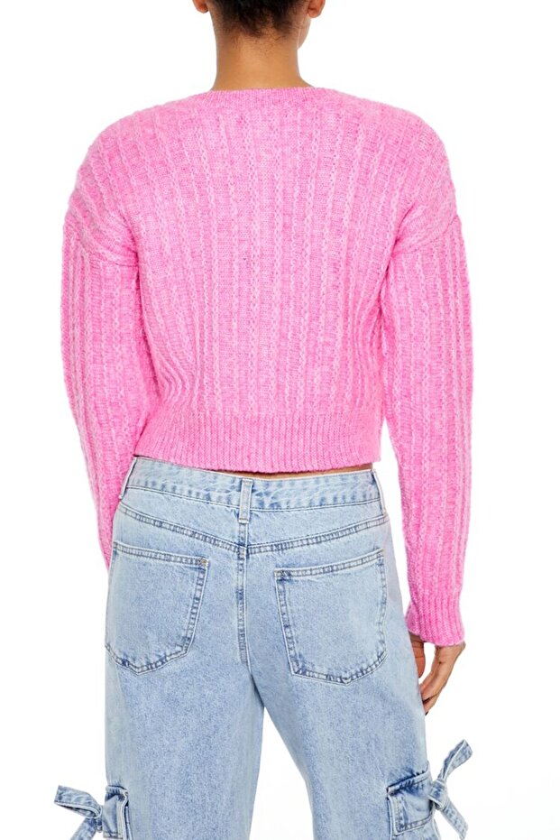 Örgü Triko Hırka - 5