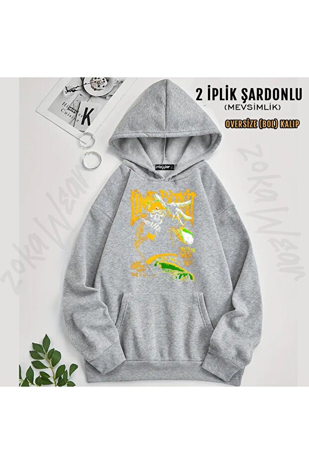 Limp Bizkit V17 Printed Hooded Sweatshirt (2 Thread)
