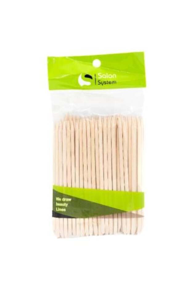 Wooden Cuticle Removal Tool Set - 100 Pieces