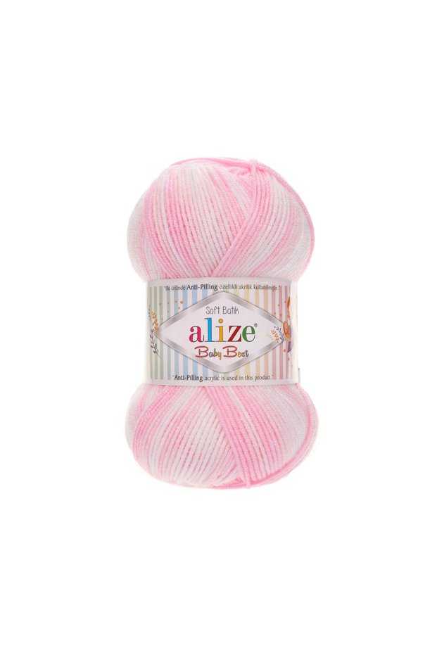 Baby Best Batik, Knitting Yarn 5-Pack 10% Bamboo - 90% Acrylic (Anti-Pilling Acrylic), Şevval Tuhafiye