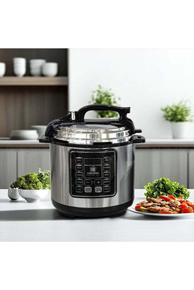 10-in-1 Electric Pressure Cooker, 1000W, 6L, Programmable Smart Pot