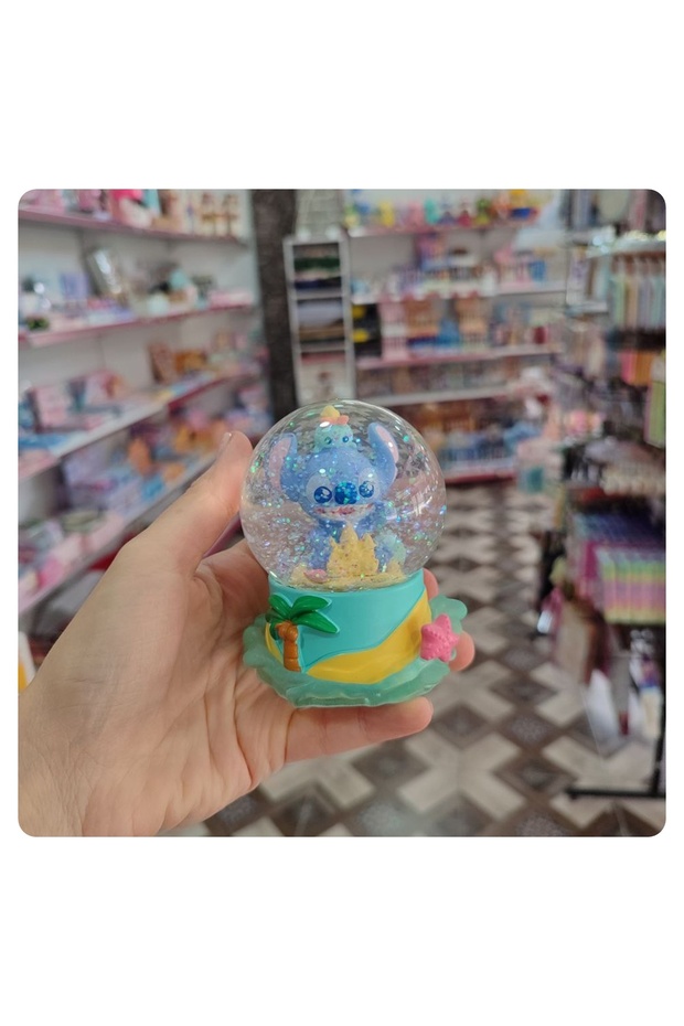 Stitch Işıklı Kar Küresi - 2