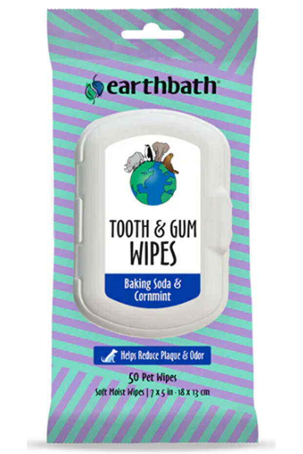 Tooth & Gum Baking Soda w/ Cornmint Wipes 50 pcs