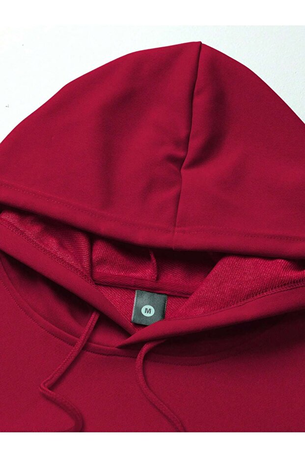 5-Li Ünisex Kapüşonlu Oversize Sweatshirt - 5