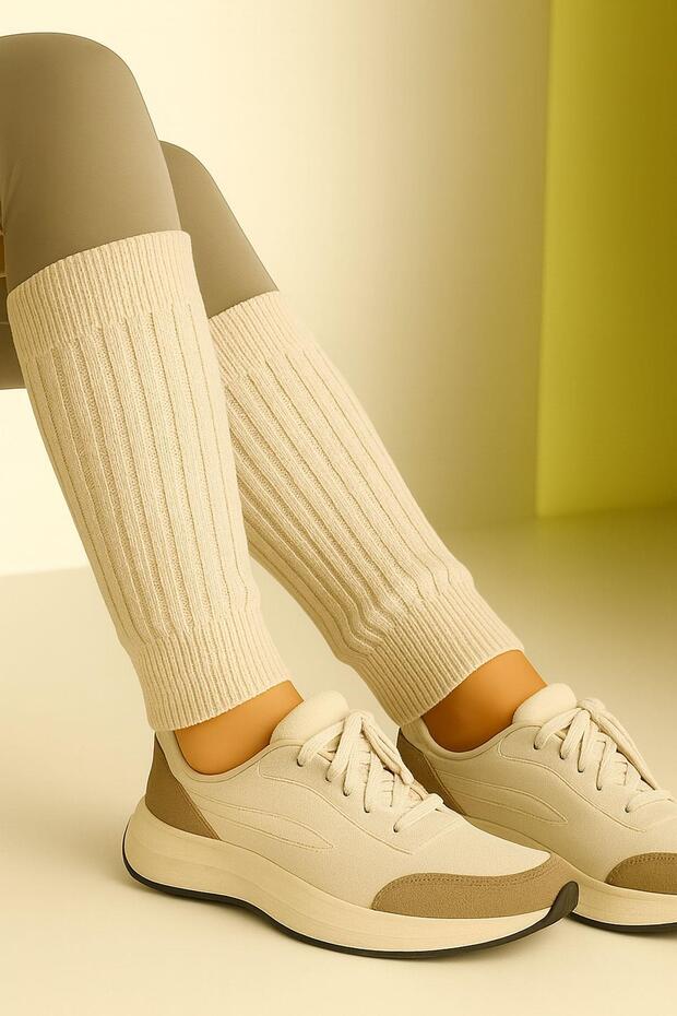 3 Çift Basic Kalın Pamuk Karışımlı Tozluk - 6