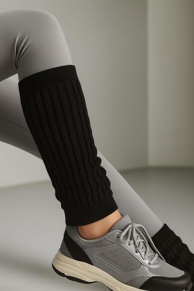 3 Çift Basic Kalın Pamuk Karışımlı Tozluk - 6