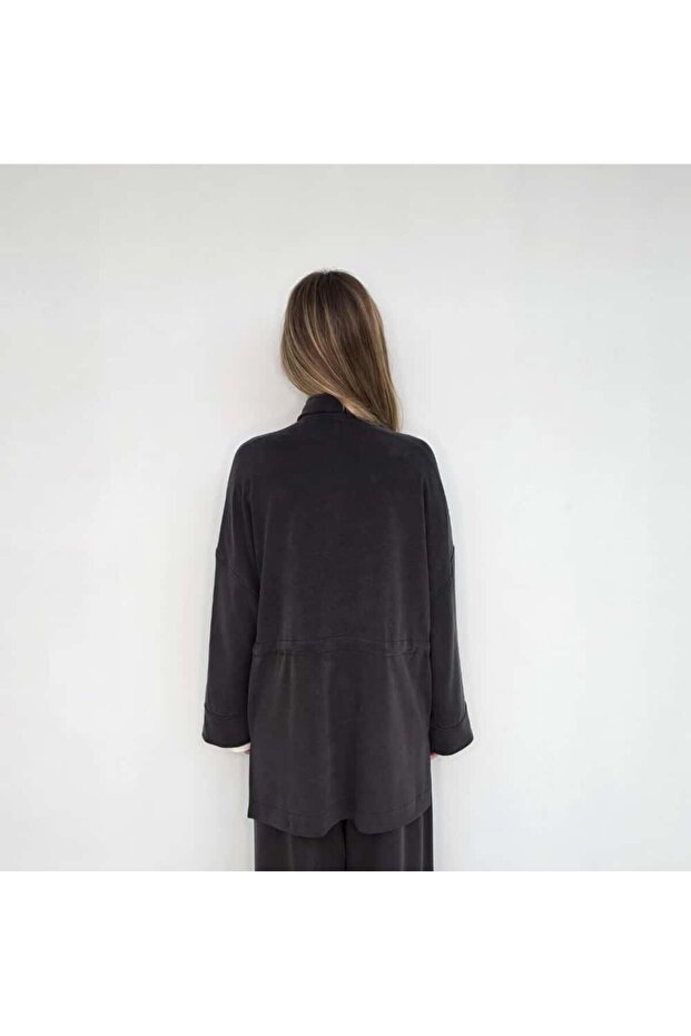 Fermuarlı Kadın Örme Ceket - 3