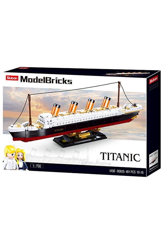 Set de construcție Titanic, 481 de piese - 1