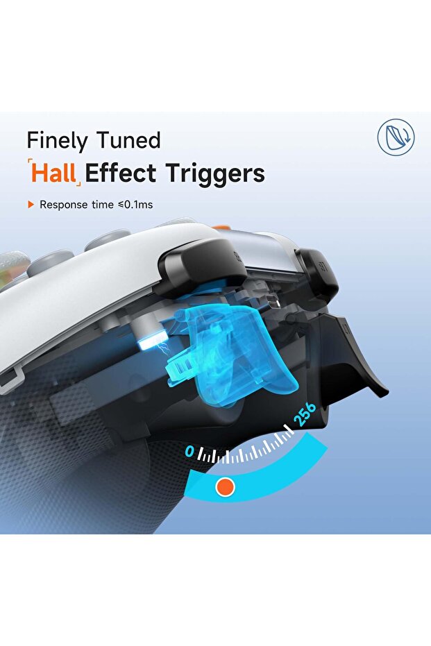 X05 Wireless Controller - Bluetooth Gamepad with Hall Effect Joysticks & RGB - 6