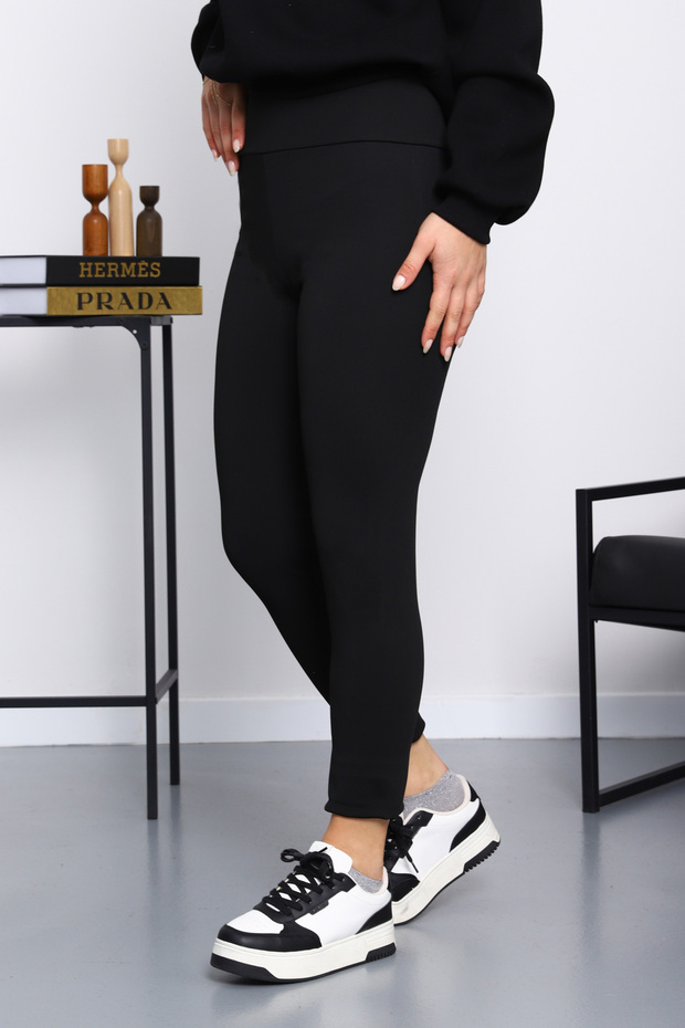 Black High Waist Diving Tights