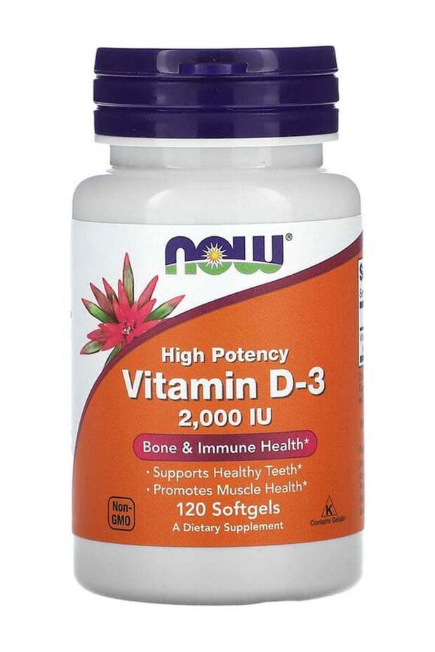 High Vitamin D-3 2000 IU Dietary Supplement - 120 Softgels