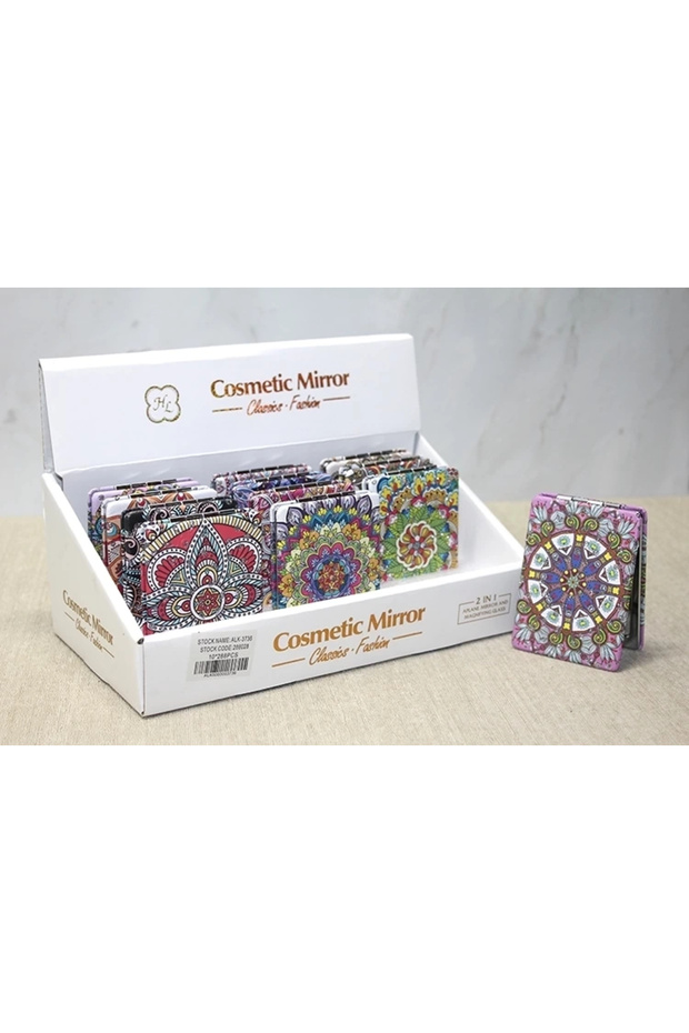 مرآة يد حجرية مستطيلة رفيعة Alk3736 - 1