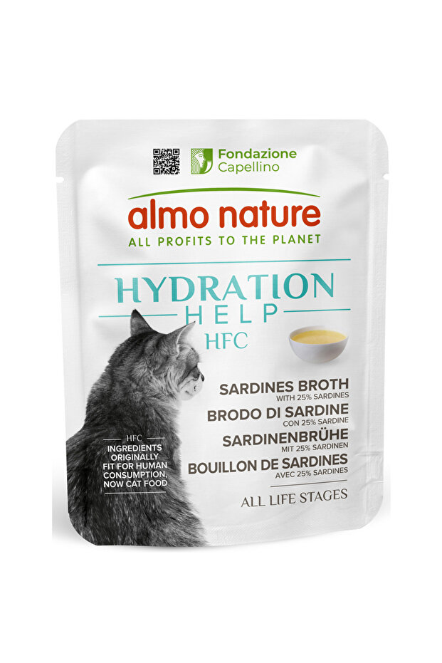 Hydration Help Sardines Broth with Sardines Wet food 50 g
