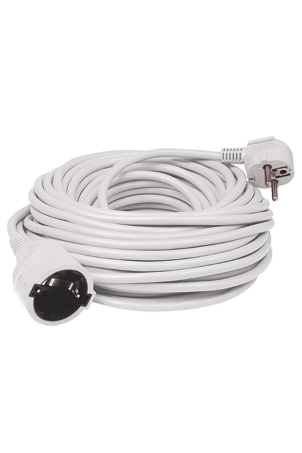 Extension cable 5 m, white