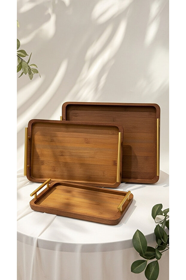 A versatile serving tray set with a perfect design - 1