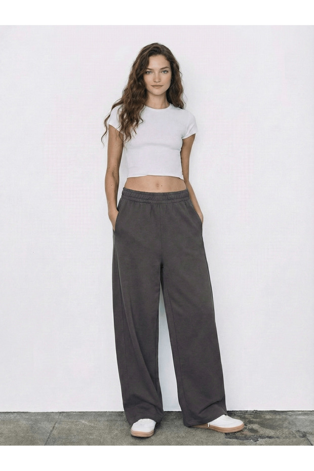 Premium Modal Buy Lastikli Barrel Fit Women's Pants