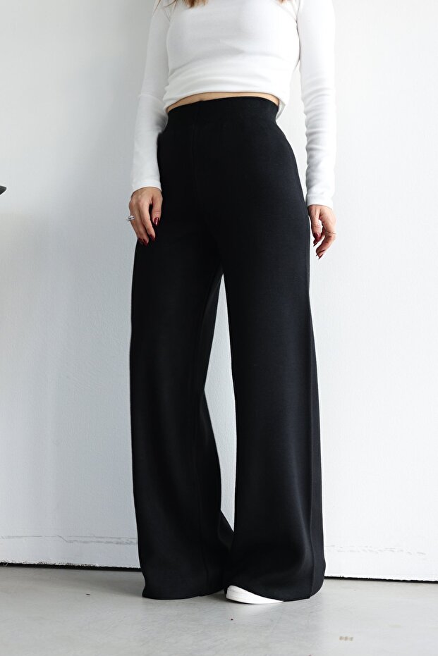 Merino Textured Knit Pants