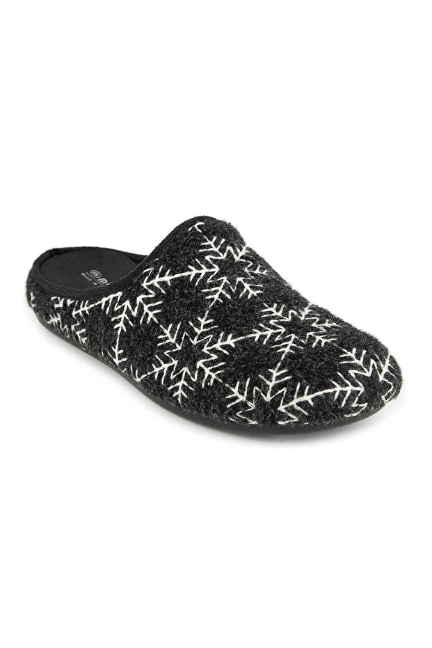 Bilis 36912 Anatomical Felt Women's Slippers Black
