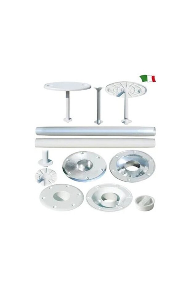 Removable Aluminum Table Support, Oval Top