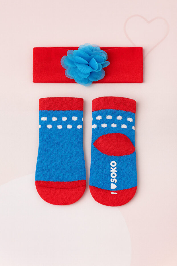 Assorted Headband Socks Set - 2