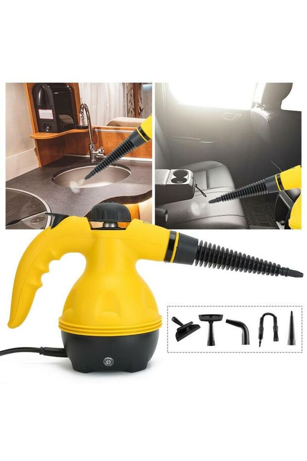 منظف ​​بخاري محمول مضغوط ، جهاز بخار متعدد الأسطح للتنظيف - 1