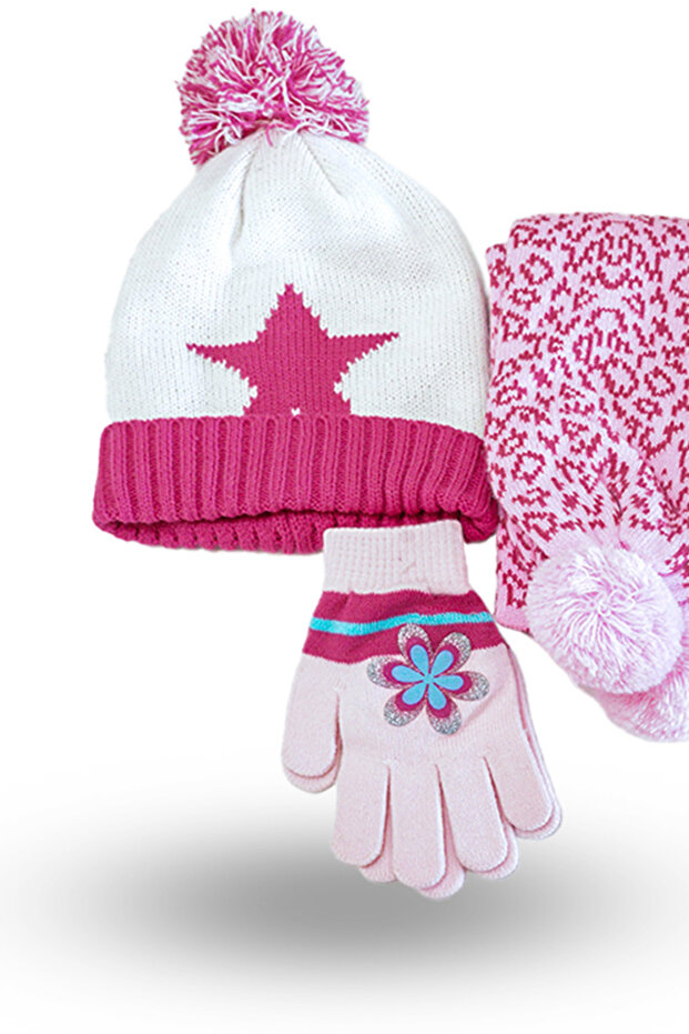 Set Căciulă, Fular, Mănuși - 3