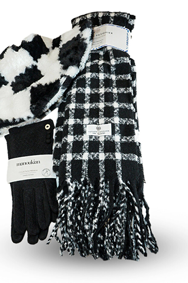 Hat, Scarf, Gloves Set - 2