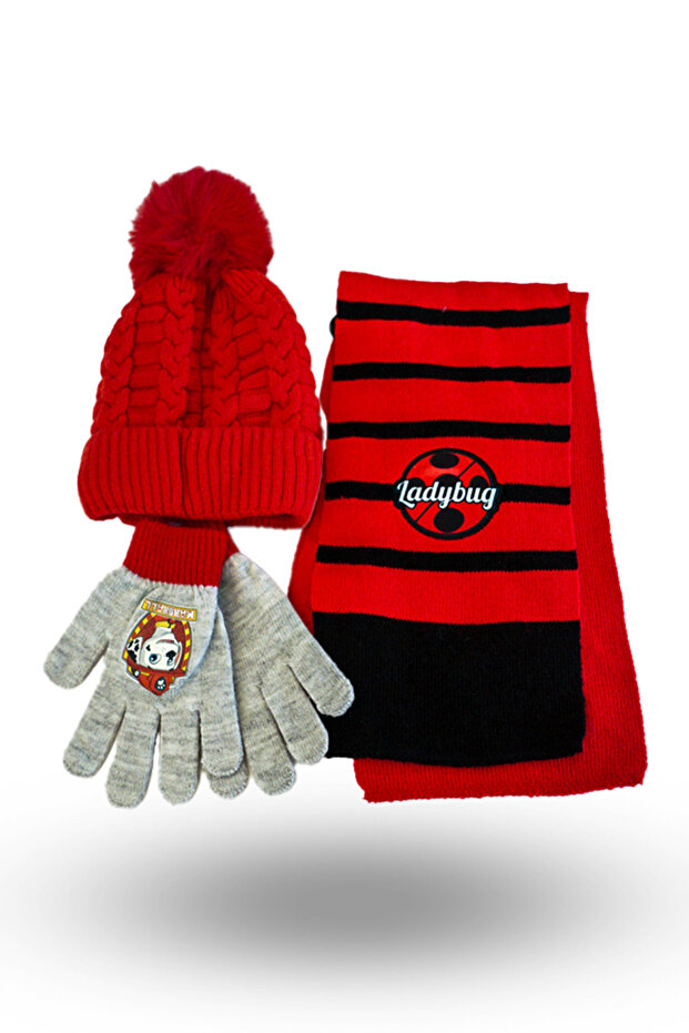 Hat, Scarf, Gloves Set - 1