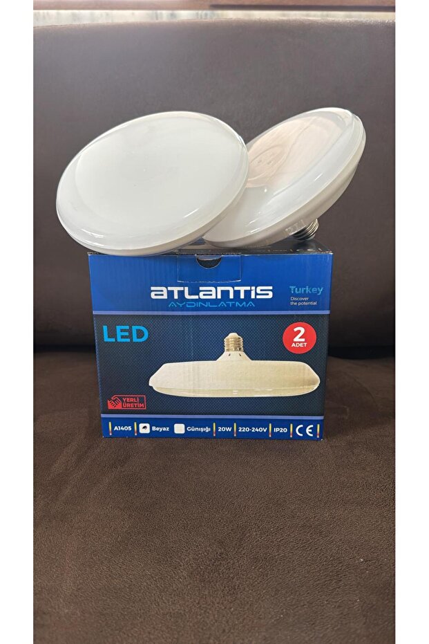 16 CM 20W 2Lİ SET SİMİT LED AMPUL - 3