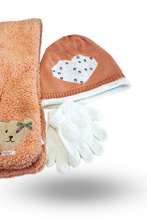 Hat, Scarf, Gloves Set - 3