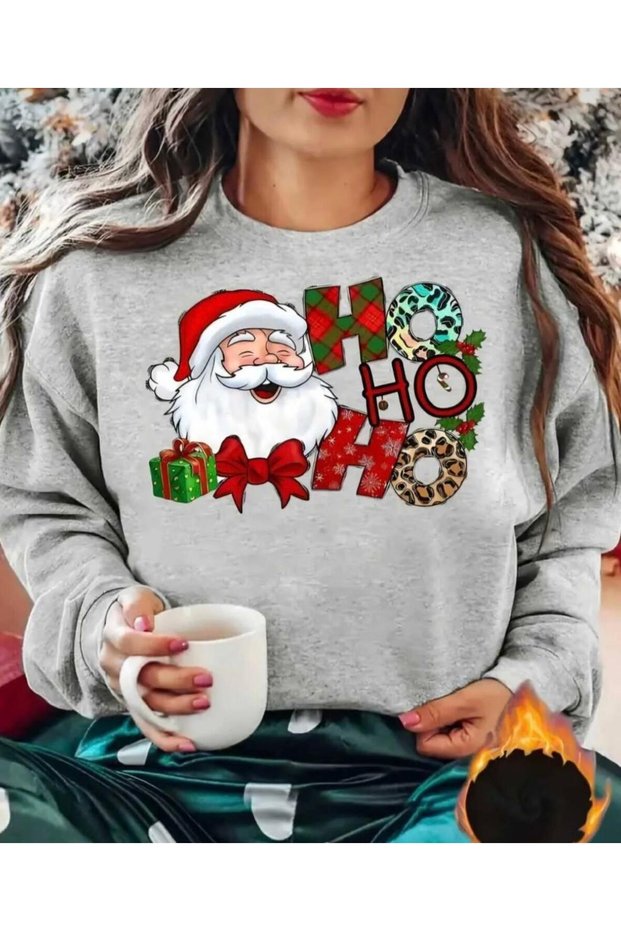 Unisex Santa Claus Christmas Themed Sweatshirt