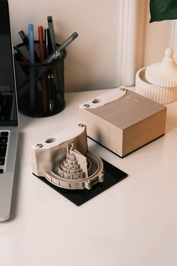 Efsun Kalesi 3D Notepad, 3 Boyutlu Not Kağıdı