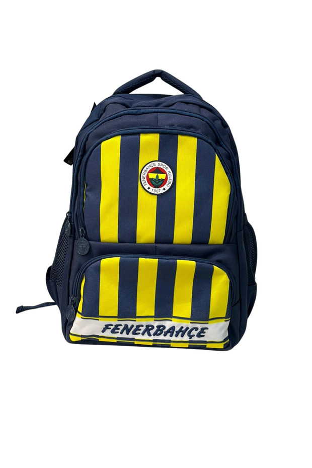Licensed Cartoon Patterned Compartmented Zippered School Backpack - 2
