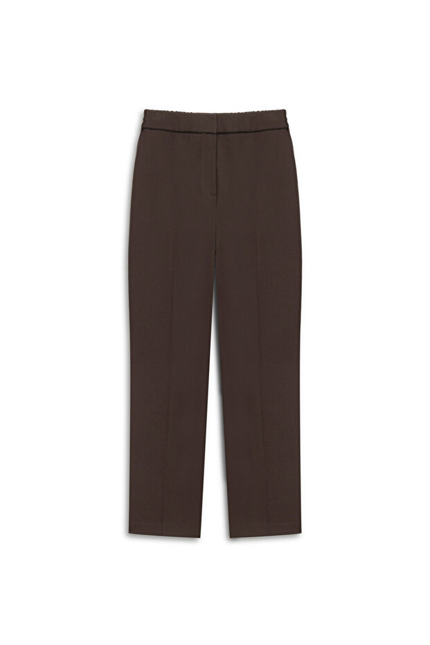 Kontrast biyeli pantolon - 1