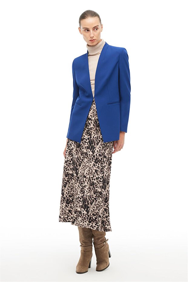 Saks V-Yaka Ceket - 1