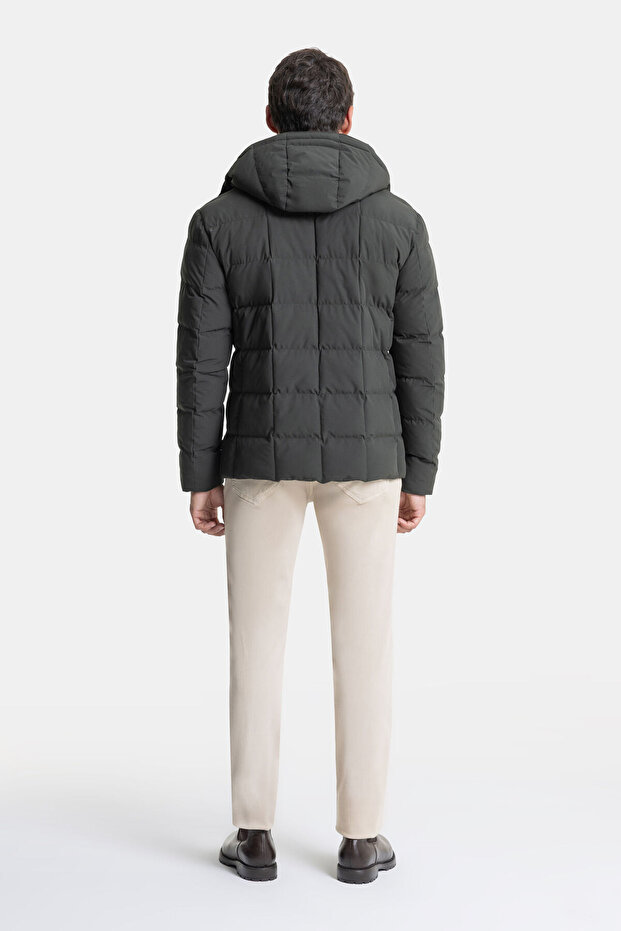 KAPUŞONLU HAKİ MONT - 6