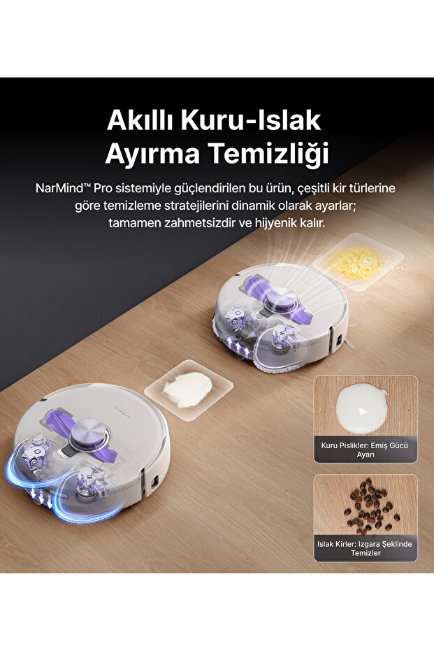 Freo Z10 Ultra Akıllı Robot Süpürge Gri,18.000PA Emiş Gücü - 9