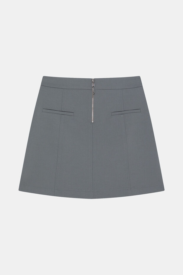 AÇIK HAKİ MİNİ ETEK - 1