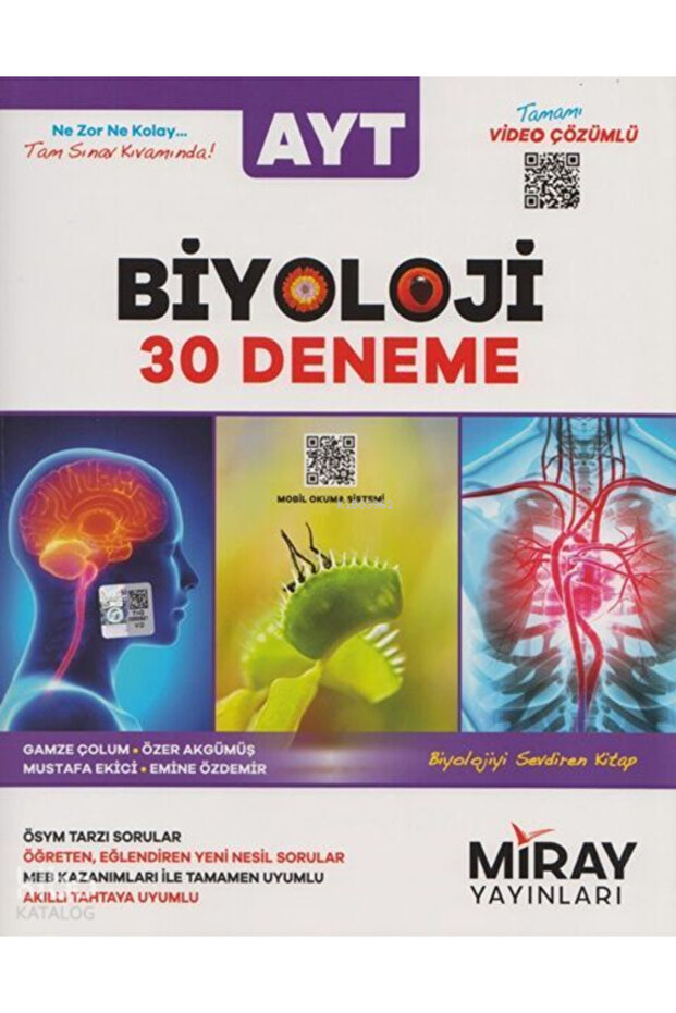 Ayt Biyoloji 30 Deneme