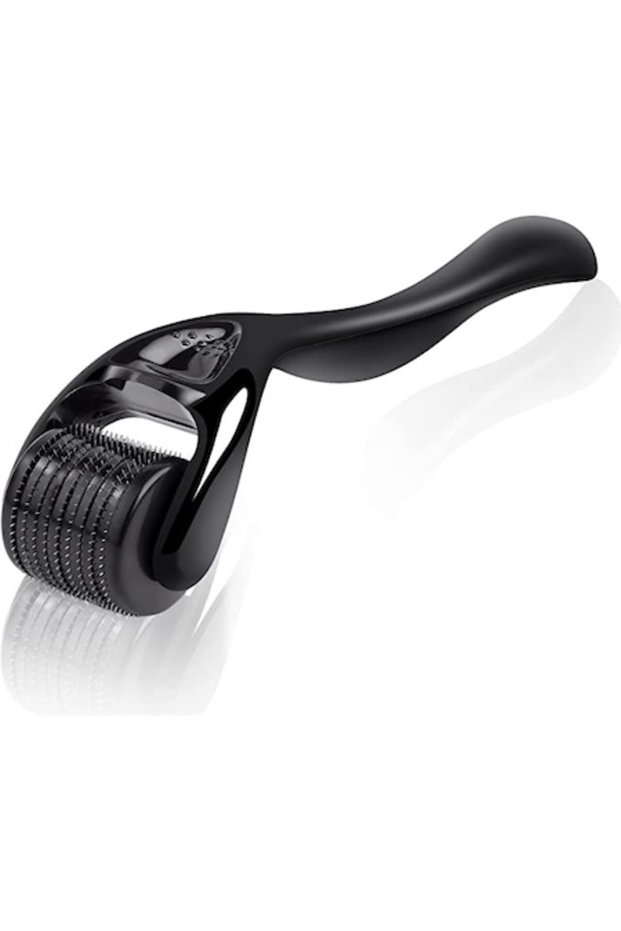 Beard Roller, Silicone/Alloy, Black