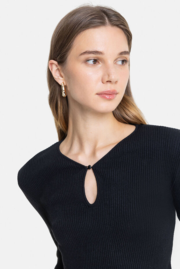 SİYAH RİBANA TRİKO - 7