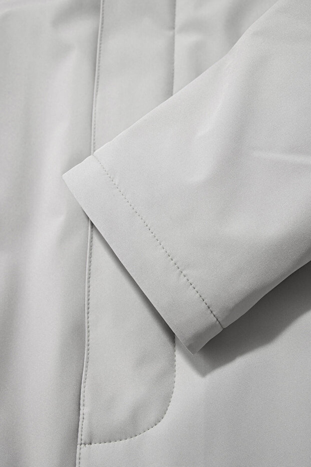 KAPUŞONLU VİZON PARKA - 4