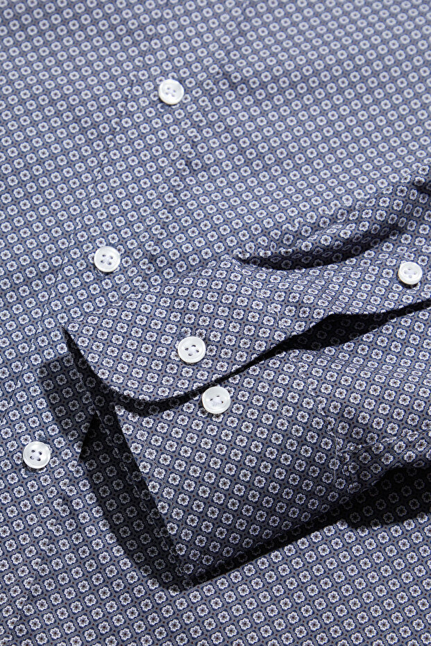 BASKI DESENLİ GÖMLEK - 4