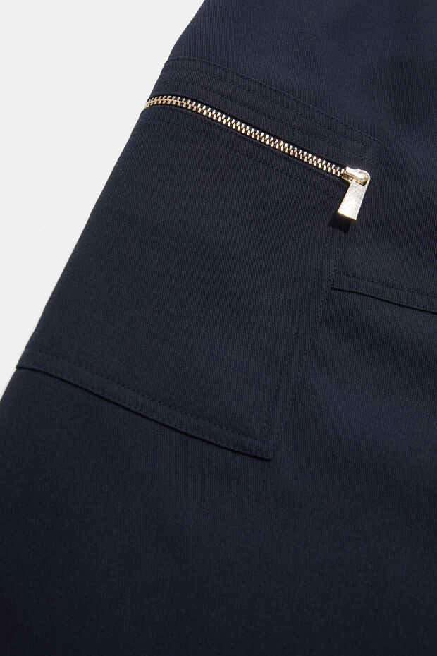 LACİVERT MİNİ ETEK - 3