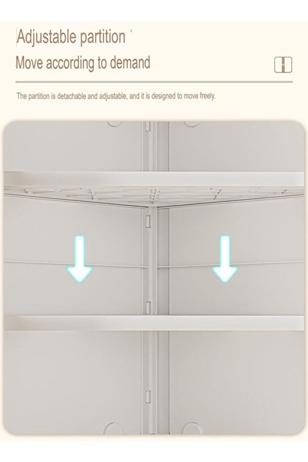 2 Layers Clear Folding Storage Boxes - 5