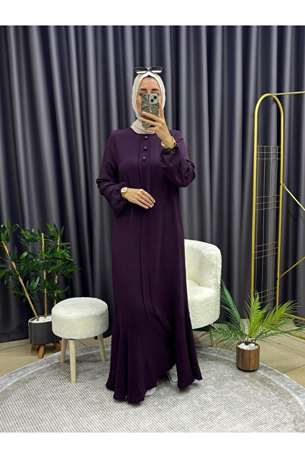 ÜÇ DÜĞMELİ ELBİSE - 3