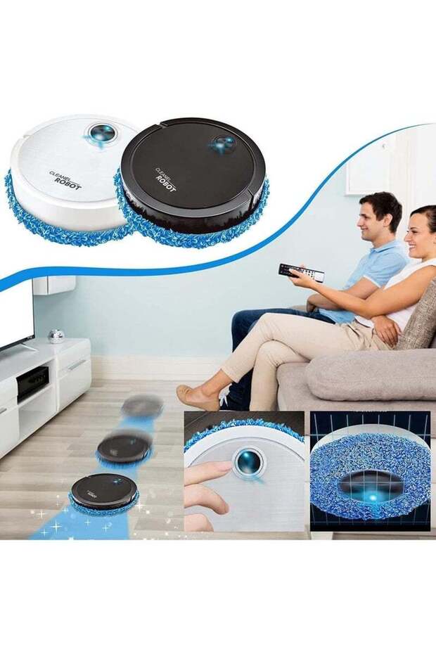 Smart Robot Vacuum Cleaner with Mopping, Strong Suction, Low Noise, Auto Navigation & Slim Design - 5